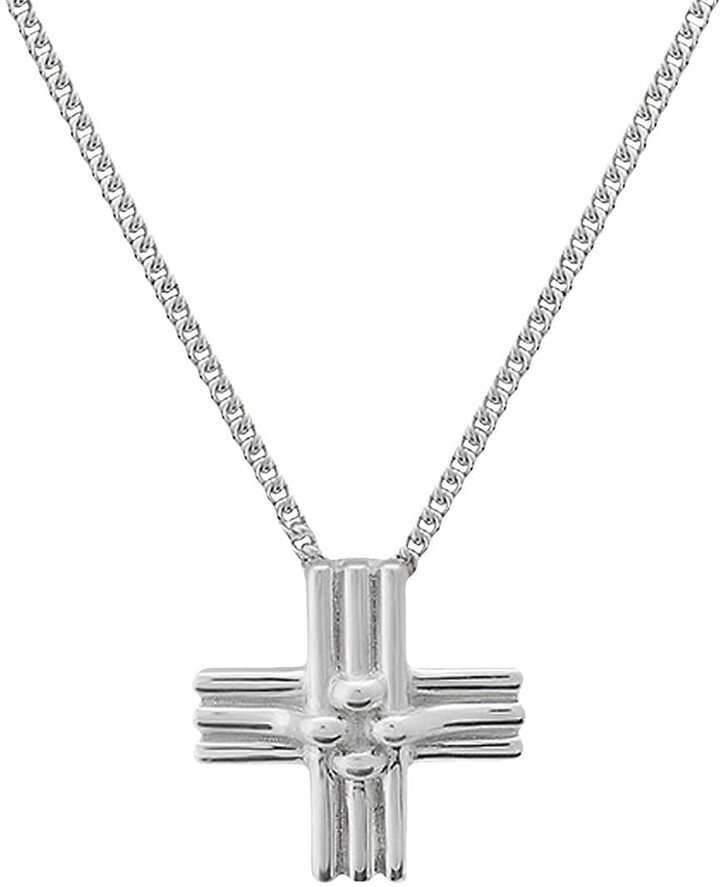 Mens Sterling Silver Cross Pendant | Shop the world's largest collection of  fashion | ShopStyle