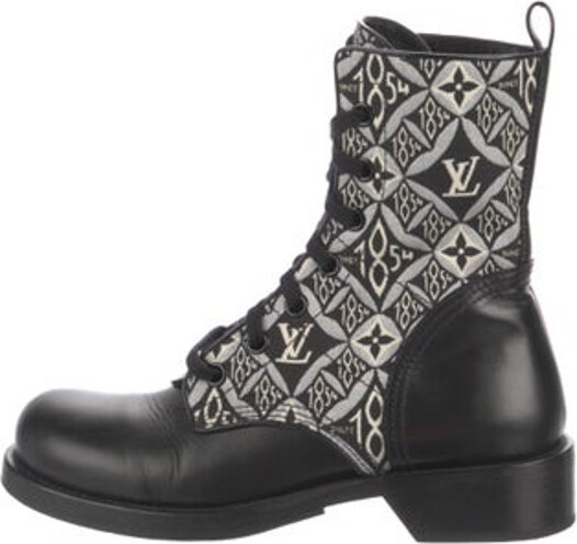 Louis Vuitton Monogram Combat Boots - ShopStyle