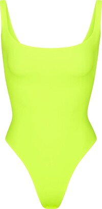 Fits Everybody Square Neck Bodysuit  Green Highlighter - ShopStyle  Shapewear