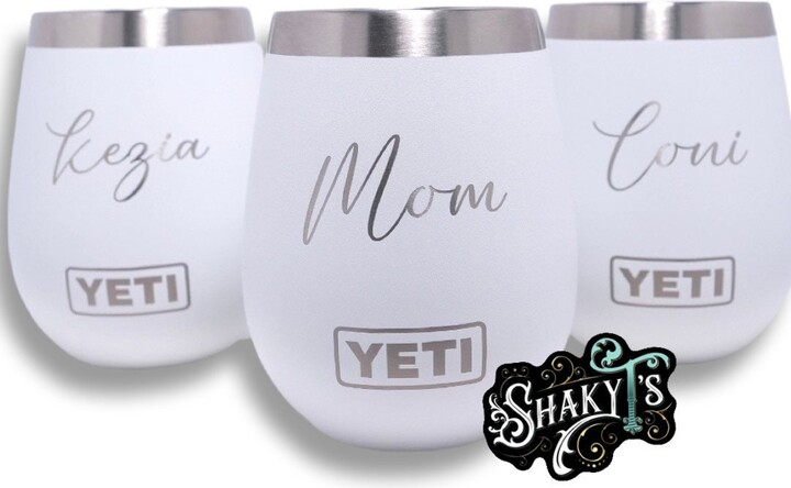 Personalized/Logo Hand Or Laser Engraved Yeti Rambler 10Oz Wine Tumbler