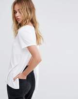 Thumbnail for your product : Cheap Monday Asymmetrical Ribbed T shirt