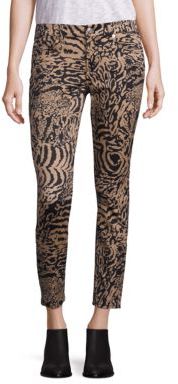 7 For All Mankind Animal Printed Pants