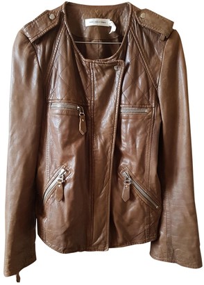 Etoile Isabel Marant Khaki Leather Leather jackets