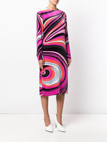 Thumbnail for your product : Emilio Pucci abstract print midi dress