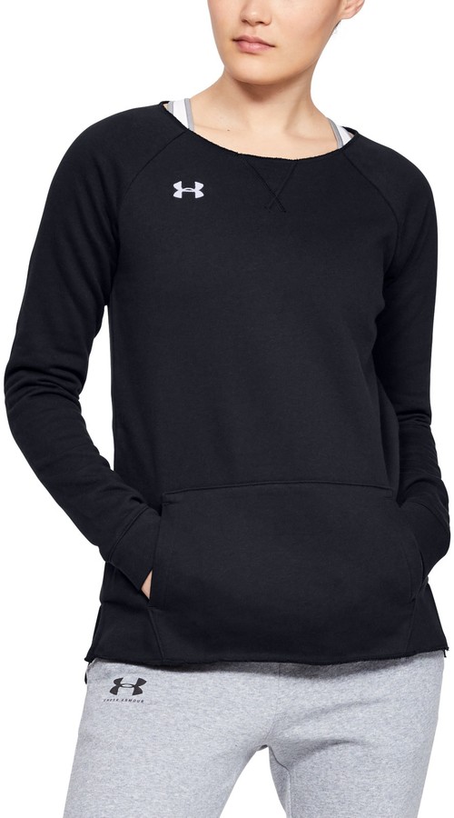 ua hustle fleece 2.0 crew