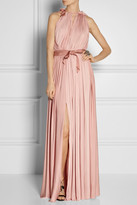 Thumbnail for your product : Lanvin Draped satin-jersey gown