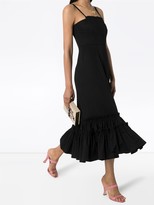 Thumbnail for your product : Molly Goddard Ruffled Midi Dress