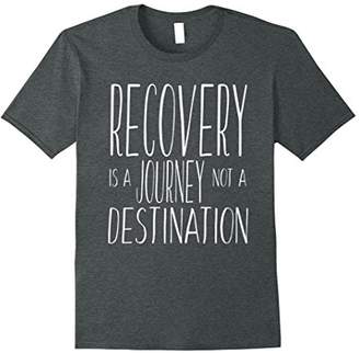 Recovery is a journey T Shirt - Sobriety Gift