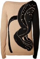 Thumbnail for your product : Vionnet Camel Hair-Mohair Intarsia Knit Pullover