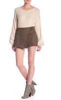 Thumbnail for your product : Dress Forum Faux Suede Wrap Skort