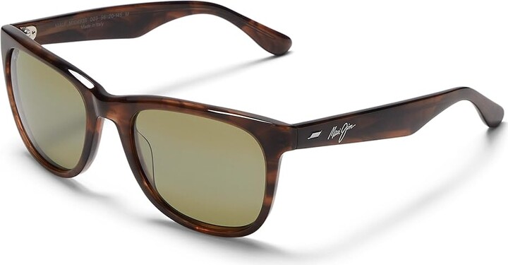 (取寄) マウイ ジム Xラージ Maui Jim Kikonia Xlarge Shiny Melange Brown Havana/Maui Ht Polarized Maui Jim Kikonia Xlarge Fashion Sunglasses Shiny Melange Brown