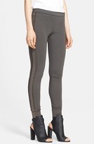 Thumbnail for your product : Vince Leather Trim Leggings