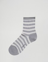 Thumbnail for your product : Falke Gray Poplin Short Socks