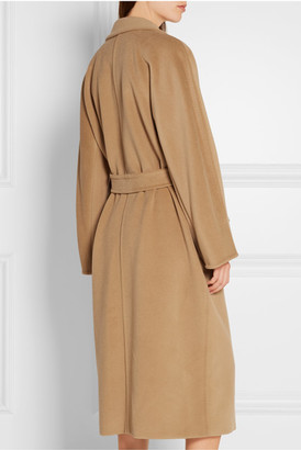 Max Mara Madame 101801 Wool And Cashmere-blend Coat - Camel