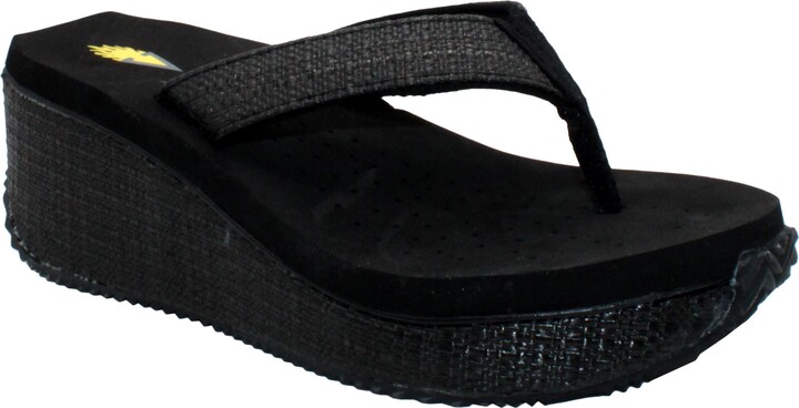 stilla platform wedge flip flop