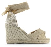 Thumbnail for your product : Castaner Bluma Gold Wedge Espadrilles