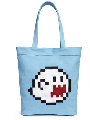 Mostly Heard Rarely Seen 'Haunting You' rubber appliqué tote bag