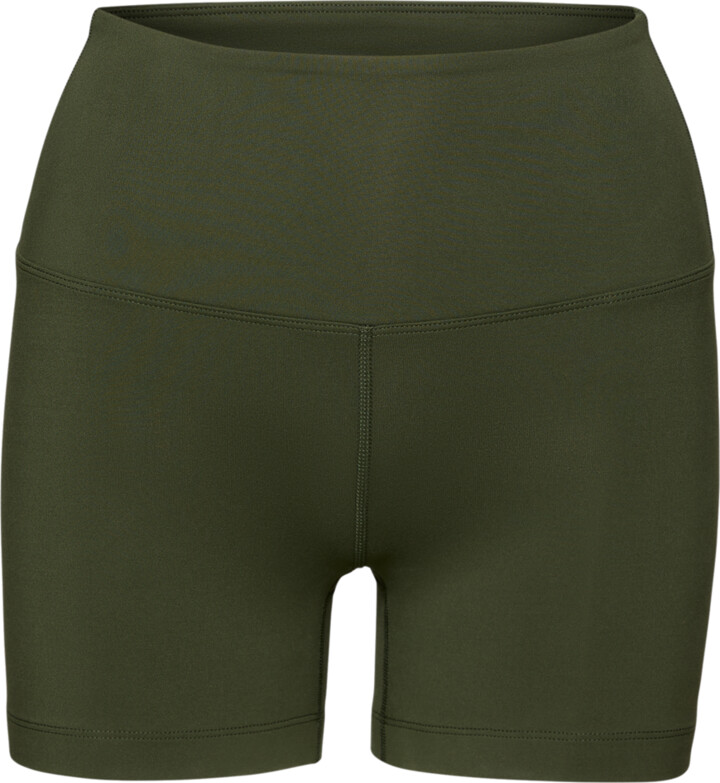 NOBULL - Women's High-Rise Matte Short 4" - Dark Army