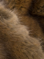Thumbnail for your product : Simone Rocha double bow faux fur scarf