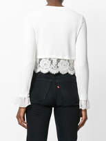 Thumbnail for your product : 3.1 Phillip Lim lace embroidered crop top
