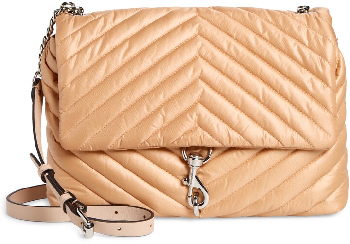rebecca minkoff edie nylon jumbo flap shoulder