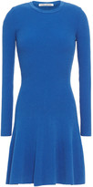 Thumbnail for your product : Autumn Cashmere Fluted Ribbed-knit Mini Dress