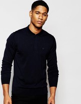 Thumbnail for your product : Armani Jeans Knitted Polo Shirt with Logo