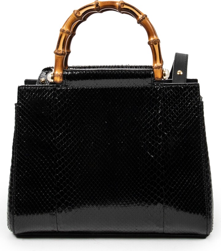 Gucci Nymphaea Bamboo Top Handle Bag ShopStyle