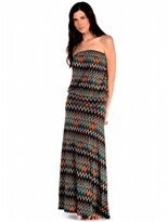 Thumbnail for your product : Veronica M Strapless Blouson Maxi Dress
