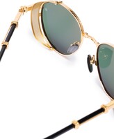 Thumbnail for your product : Balmain Eyewear Brigade shield-frame sunglasses