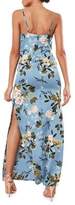 Thumbnail for your product : Missguided Floral Satin Maxi Dress