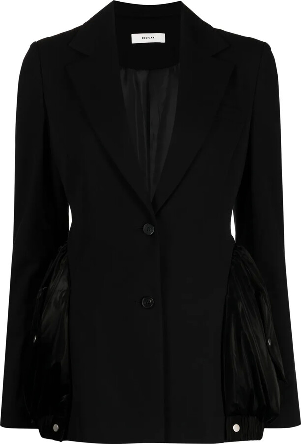 Besfxxk Victorian button-up blazer