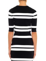 Thumbnail for your product : A.L.C. Townsend striped knit cropped top