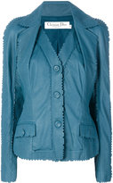 Christian Dior Vintage veste à bordure zig-zag