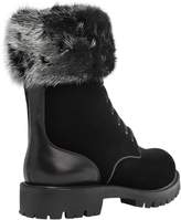 Thumbnail for your product : Rene Caovilla 30mm Velvet & Mink Boots