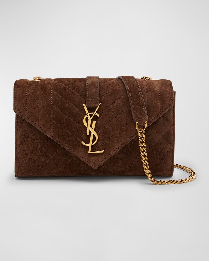Saint Laurent 'Envelope Medium' Shoulder Bag - Beige - ShopStyle