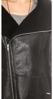 Thumbnail for your product : Veda Saint Leather Shearling Coat