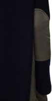 Thumbnail for your product : Sacai Knit Wool & Nylon Zip-up Long Cardigan