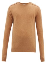 Thumbnail for your product : Bottega Veneta Monogram-intarsia Cashmere Sweater - Camel