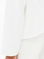 Thumbnail for your product : ANOTHER TOMORROW Boat-neck Organic-cotton Sweater - White