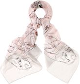 Thumbnail for your product : Alexander McQueen Art Nouveau Multi Skull Silk Scarf