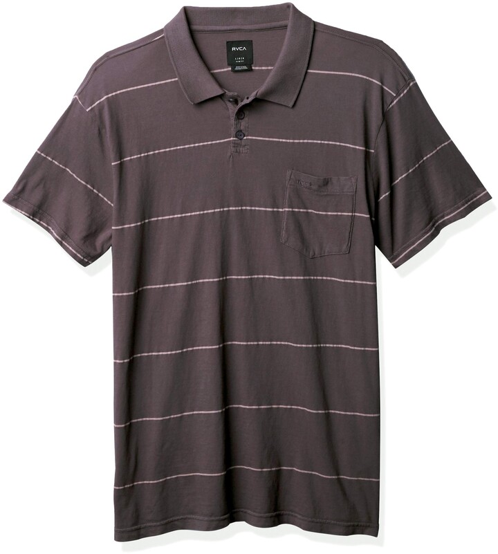 RVCA Mens PTC Stripe Polo Shirt