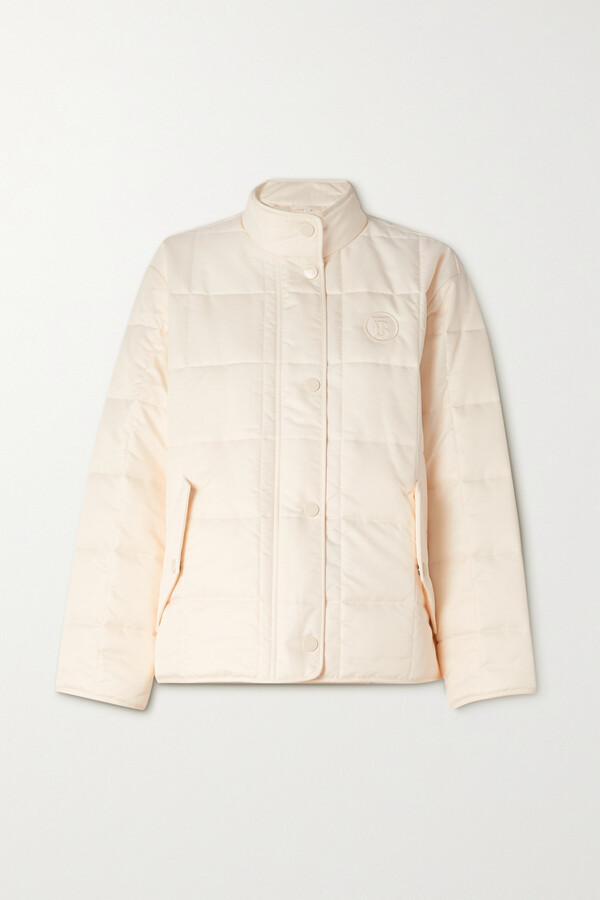 Burberry White Women's Jackets | ShopStyle