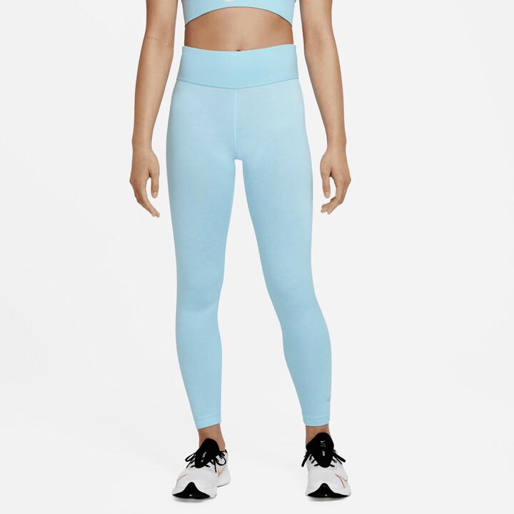 Nike Dri-FIT One Luxe Big Kids' (Girls') High-Rise Leggings in Blue -  ShopStyle