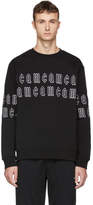 Thumbnail for your product : McQ Black Gothic Repeat Logo Clean Sweatshirt