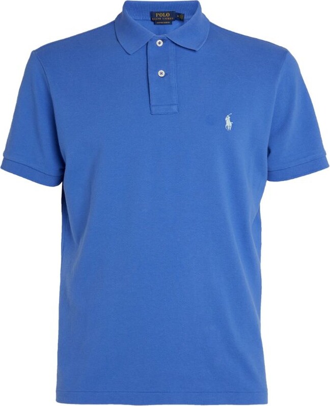 Polo Ralph Lauren Cotton Mesh CustomFit Polo Shirt ShopStyle
