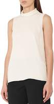 Thumbnail for your product : Reiss Sabrina Mock Neck Sleeveless Top