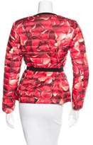 Thumbnail for your product : Moncler Floral Print Down Jacket