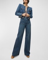 Thumbnail for your product : Veronica Beard Arrowe Tailored Denim Jacket