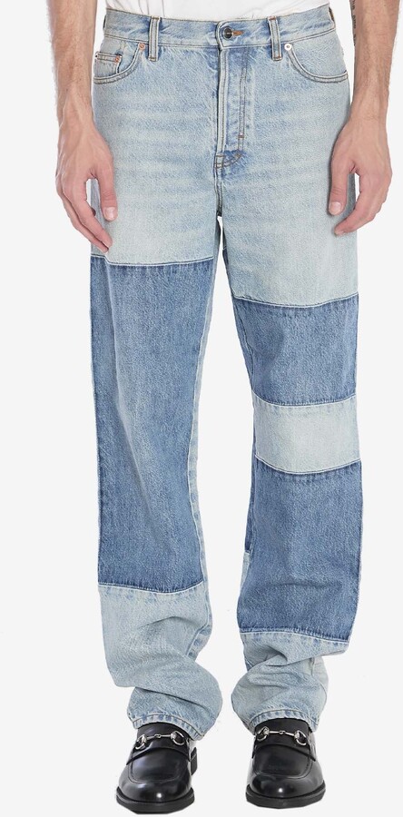 Gucci Patchwork Denim Pants